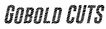 Gobold CUTS Font Image