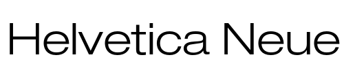 Helvetica Neue Font Image