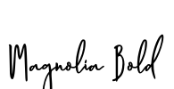 Magnolia Bold Font Image