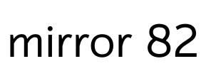 mirror 82 Font Image