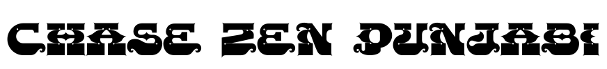 CHASE ZEN PUNJABI Font Image