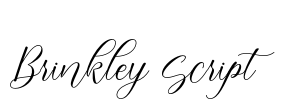 Brinkley Script Font Image