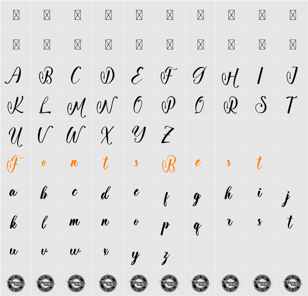 Newsbreak Demo Character Map