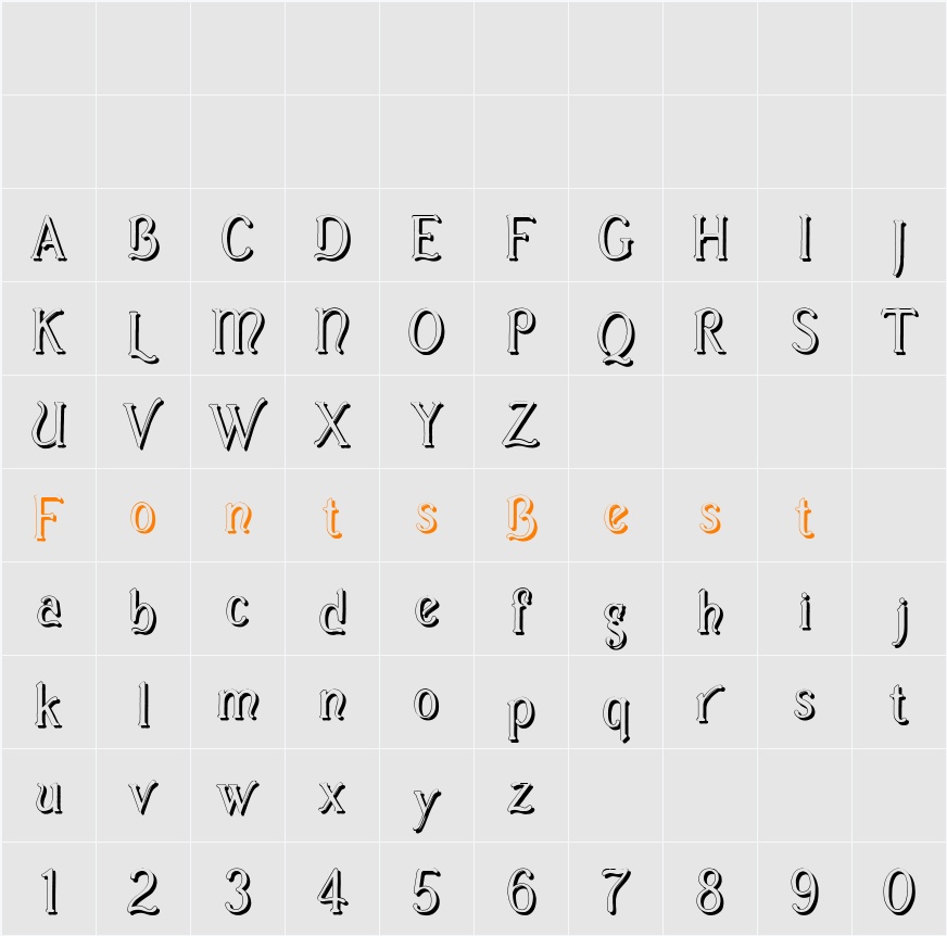 Casua_Shadow Character Map