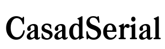 CasadSerial Font Image