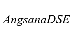 AngsanaDSE Font Image