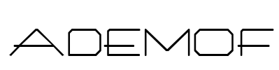 ADEMOF Font Image