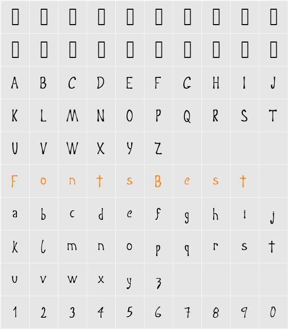 Crisp Character Map