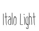 Italo Light Font Image