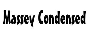 Massey Condensed Font Image