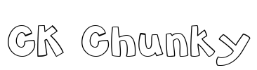 CK Chunky Font Image