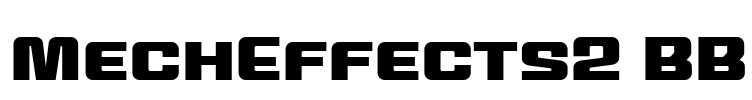 MechEffects2 BB Font Image