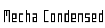 Mecha Condensed Font Image