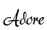 Adore Font Image