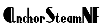 AnchorSteamNF Font Image