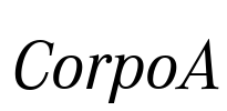 CorpoA Font Image