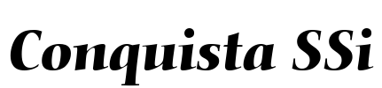 Conquista SSi Font Image