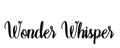 Wonder Whisper Font Image