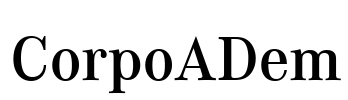 CorpoADem Font Image