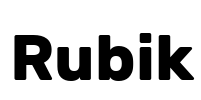 Rubik Font Image