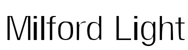 Milford Light Font Image