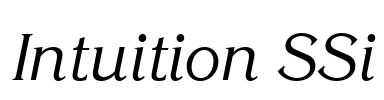 Intuition SSi Font Image