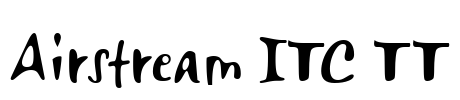 Airstream ITC TT Font Image