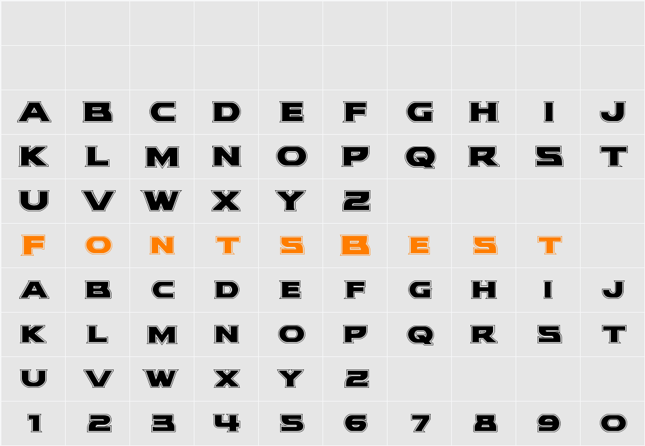 Modi Thorson Academy Character Map