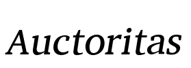 Auctoritas Font Image