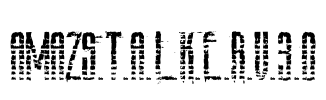 AmazS.T.A.L.K.E.R.v.3.0 Font Image