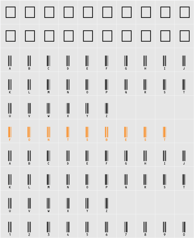 C39HrP72DlTt Character Map