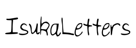 IsukaLetters Font Image