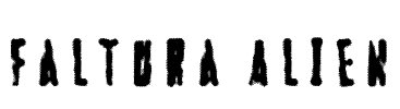 Faltura Alien Font Image