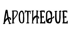 Apotheque Font Image