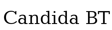 Candida BT Font Image