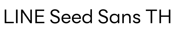 LINE Seed Sans TH Font Image