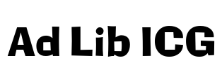 Ad Lib ICG Font Image