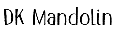 DK Mandolin Font Image