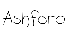 Ashford Font Image