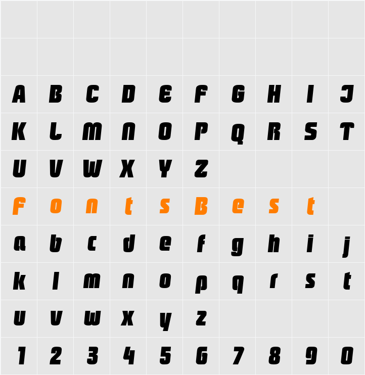 MaxBecker-Heavy Character Map