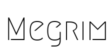 Megrim Font Image