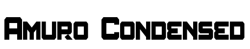 Amuro Condensed Font Image