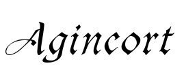 Agincort Font Image