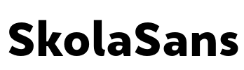 SkolaSans Font Image