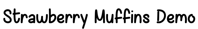 Strawberry Muffins Demo Font Image