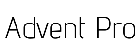 Advent Pro Font Image