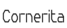 Cornerita Font Image