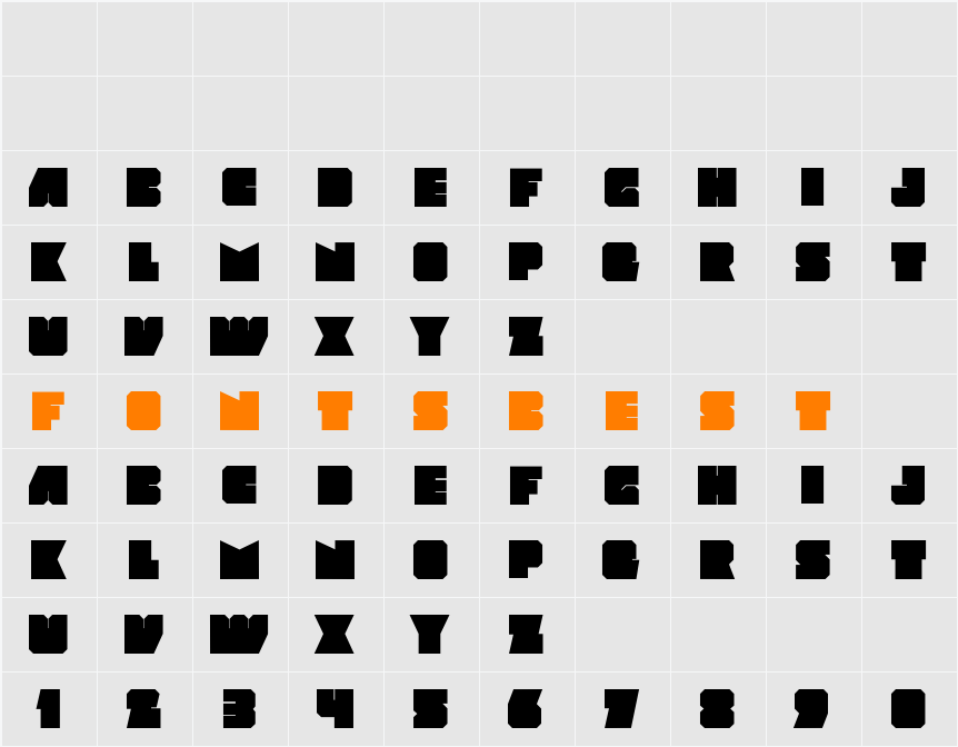 Mod Character Map