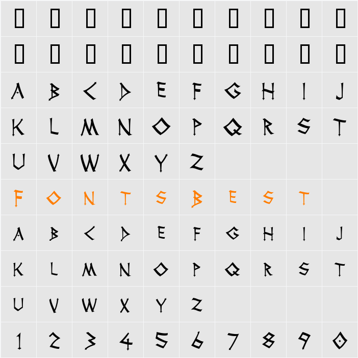 JI-Farers Character Map