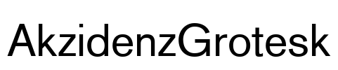 AkzidenzGrotesk